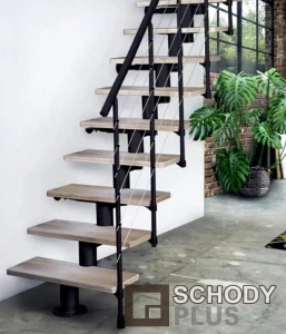 Modulové schody DIXI, 40mm, šírka 70cm