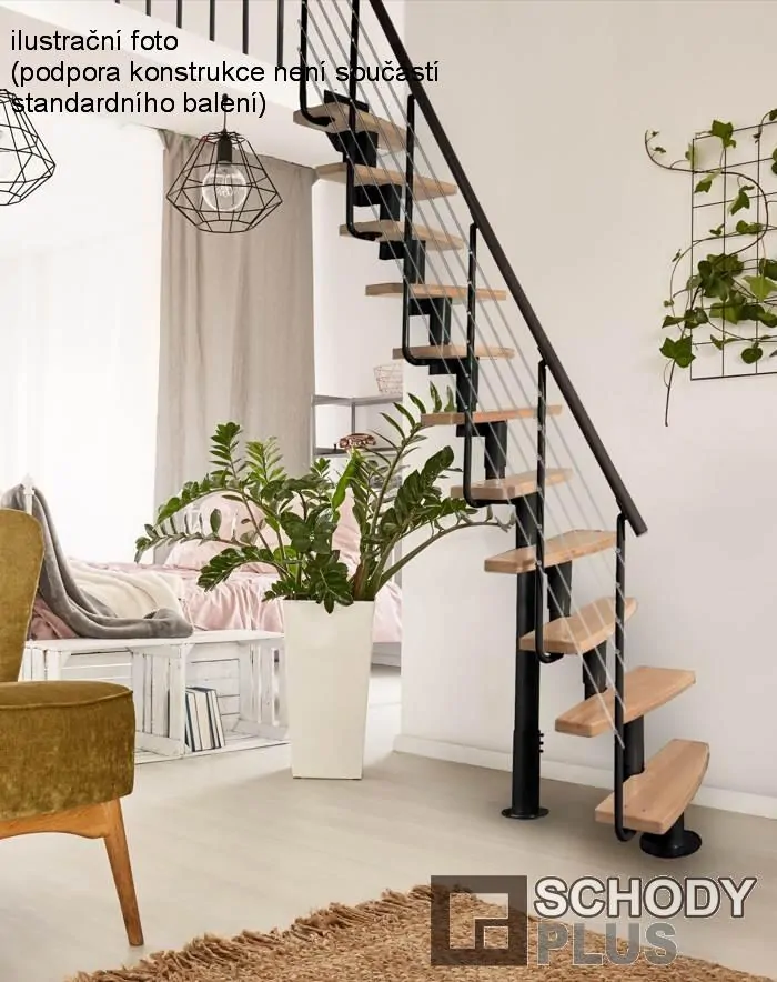Mlynárske schody MINI PLUS LUX
