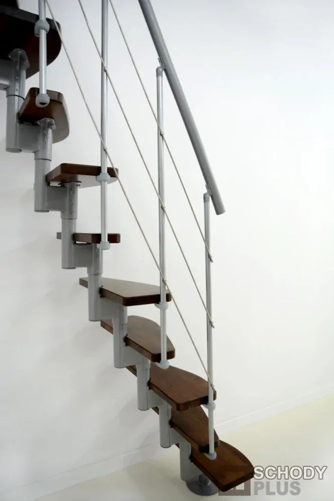 Mlynárske schody Nizza Grey Walnut