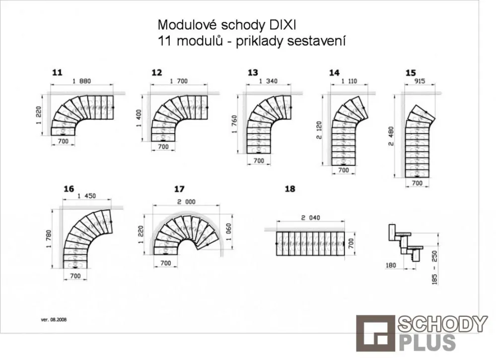 Modulové schody DIXI